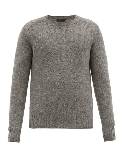 prada shetland sweater|Prada Shetland Wool Sweater .